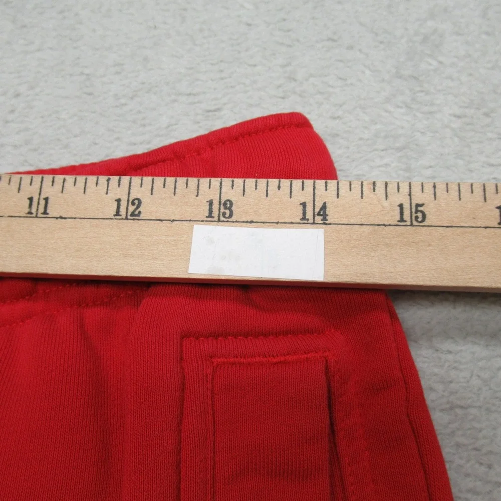 Jordan Pants Mens Small Red Essentials Fleece‎ Jogger Heavyweight Tapered 28X27